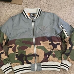 New zero foxtrot gear bomber jacket without tags Large L pit to put 25 t-b 28